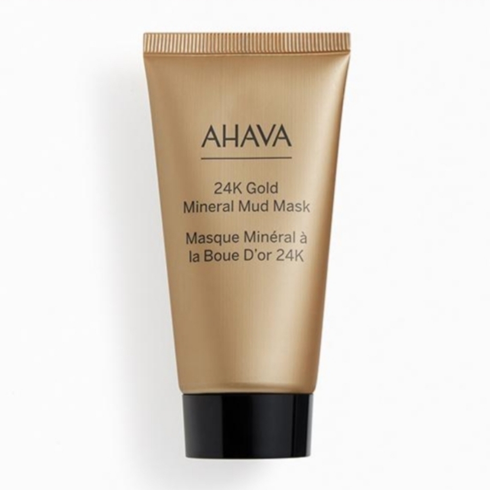 AHAVA 24k Gold Mineral Mud Mask  50ml NEW